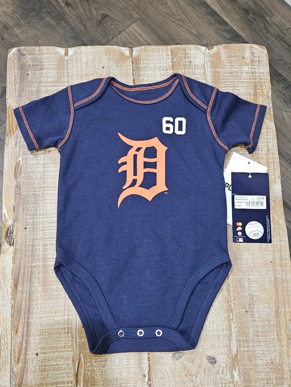 NWT | MLB Detroit Tigers Baby Onesie Bodysuit | 3-6 Months